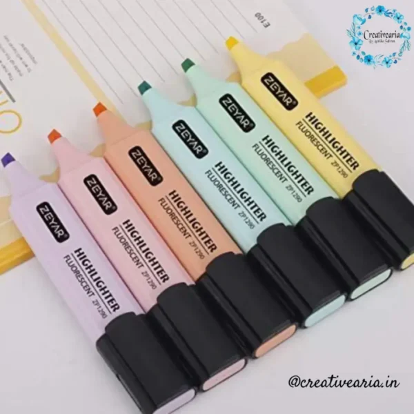 New Pastel Highlighter (Pack of 6) - Image 3