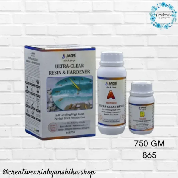 Jags Ultra Clear Resin - 750 gms