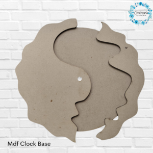 Geode Clock Mdf Base – 12 Inch