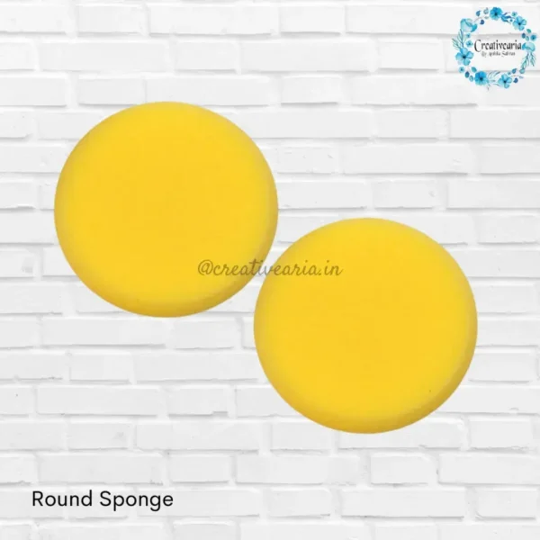 Round Yellow Sponge (Pack of 2)
