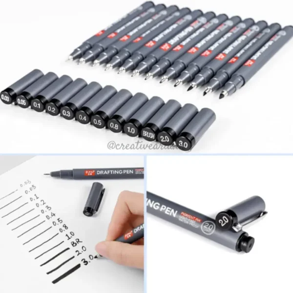 Drafting Pen Set (12pc) - Image 2