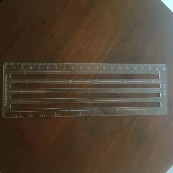 6mm Guideline Ruler For Calligraphy - Image 2